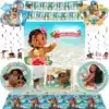 Moana birthday party decoration