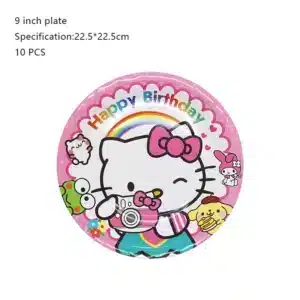 Hello Kitty Birthday Party Decorations & Tableware Set