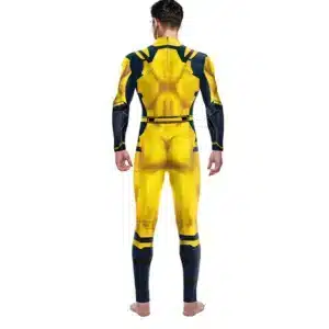 Superhero Wolverine & Deadpool Cosplay Jumpsuit Costume