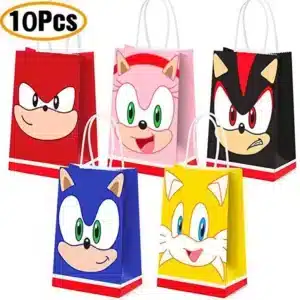 Sonic Cartoon Birthday Party Decoration Supplies