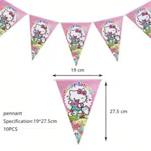 Hello Kitty Birthday Party Decorations & Tableware Set