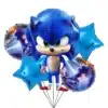 Sonic Cartoon Birthday Party Decoration Supplies