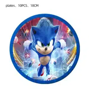 Sonic Cartoon Birthday Party Decoration Supplies