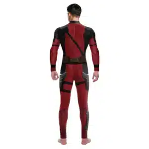 Superhero Wolverine & Deadpool Cosplay Jumpsuit Costume