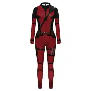 Superhero Wolverine & Deadpool Cosplay Jumpsuit Costume